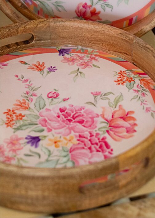 Blush Round Tray - Image 2