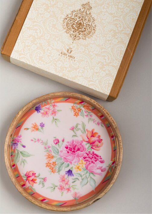 Blush Round Tray - Image 3