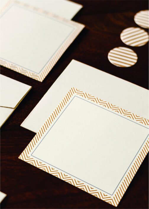 Herringbone Note Cards