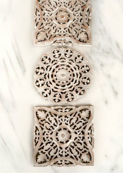 Sage Recycled Wood Trivets - Image 3
