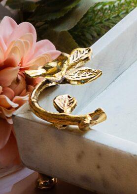 Marble & Brass Bird Tray