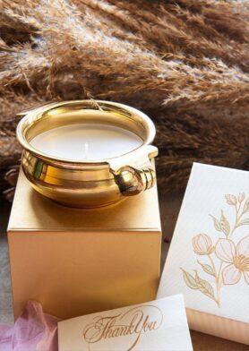 Brass Urli Candle