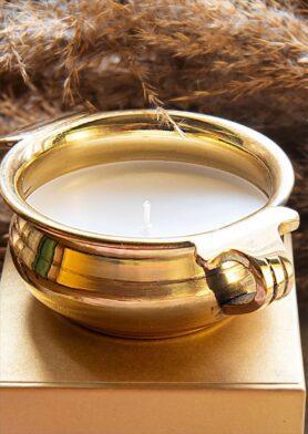 Brass Urli Candle