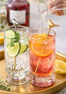 Bird Stirrer Silver – set of 2