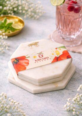 Horse Marble Coasters – set of 2