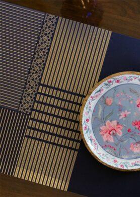 Kanjivaram Blue Placemats – Set of 4
