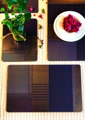 Kanjivaram Blue Placemats – Set of 4