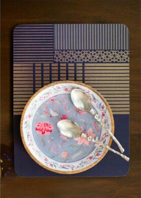 Kanjivaram Blue Serviettes – Set of 2