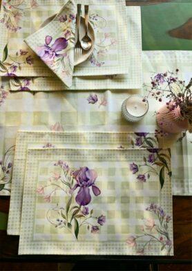 Lilac Orchid Table Mats Set of 4