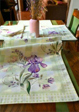 Lilac Orchid Table Runner