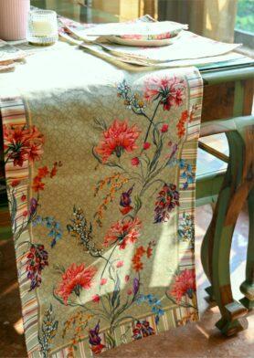 Monsoon Green Table Runner