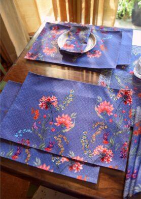 Monsoon Lavender  Table Mats Set of 4