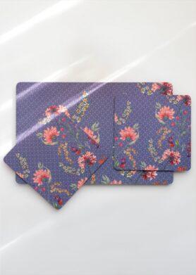 Monsoon Lavender Servettes Recycled Wood – Set of 2