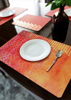 Narangi Zari Placemats – Set of 4