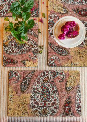 Pashmina Gold Placemats – set of 4