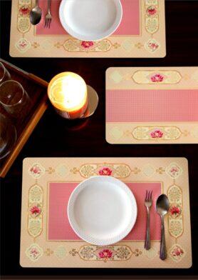 Zari Pink Placemats – Set of 4