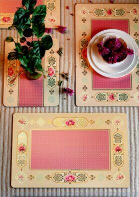 Zari Pink Placemats – Set of 4