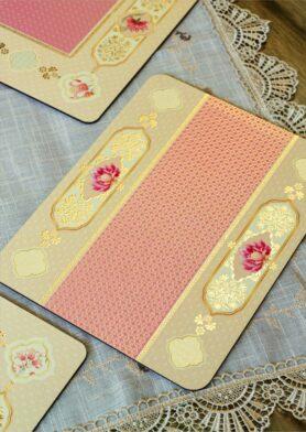 Zari Pink Serviettess – Set of 2