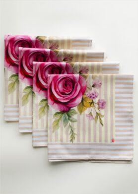 Roses Napkins Set of 4