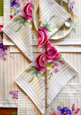 Roses Napkins Set of 4