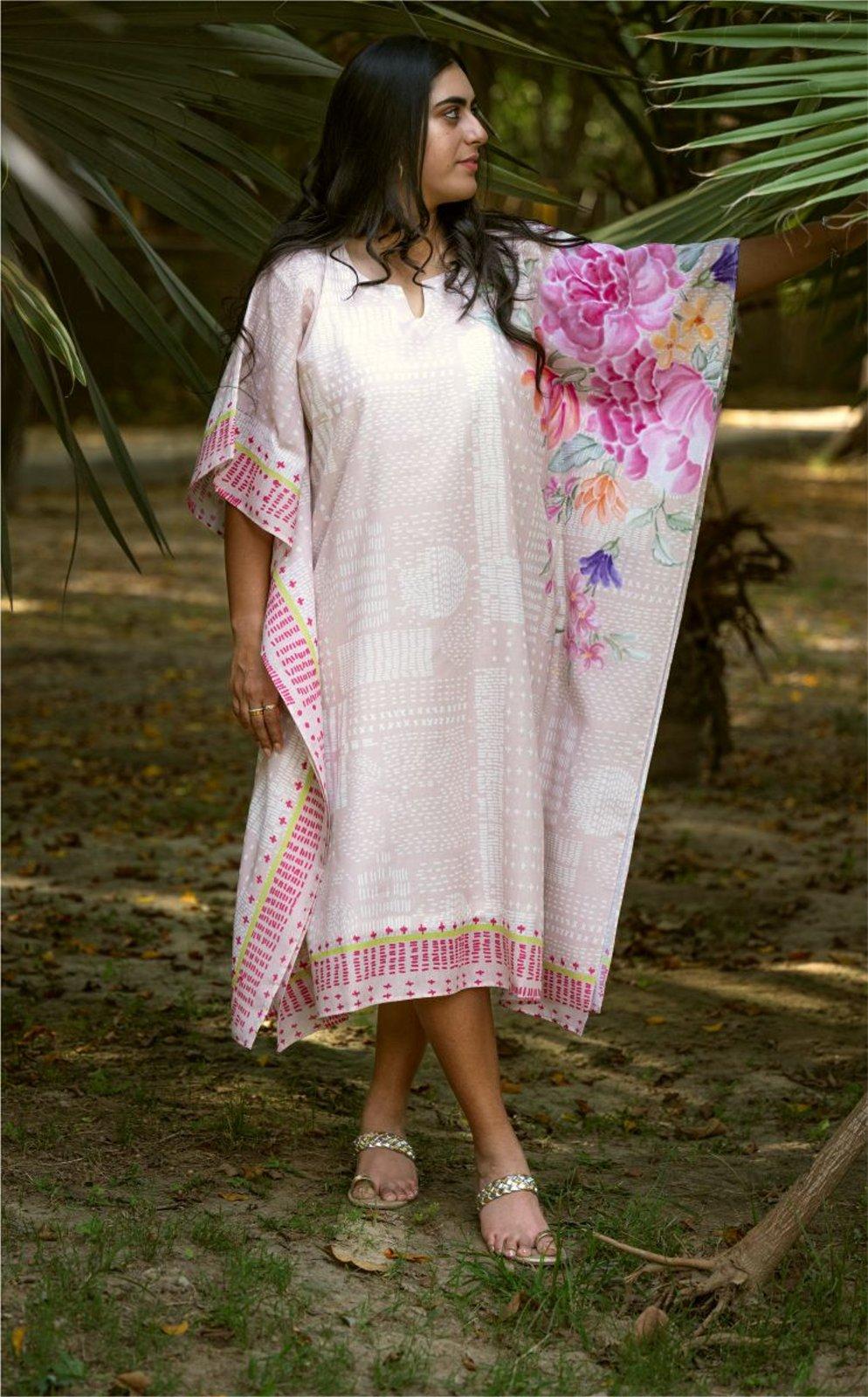Blooming Blush Kaftan
