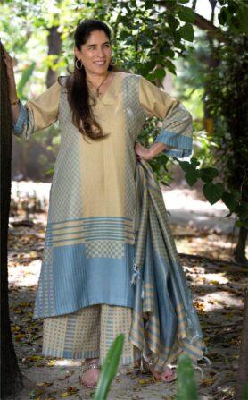 Lakshmi Haldi Linen