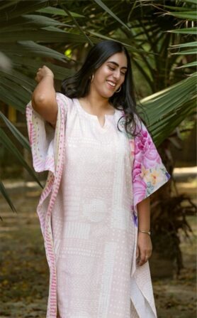 Blooming Blush Kaftan