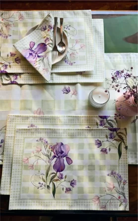 Lilac Orchid Table Mats Set of 4