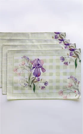 Lilac Orchid Table Mats Set of 4