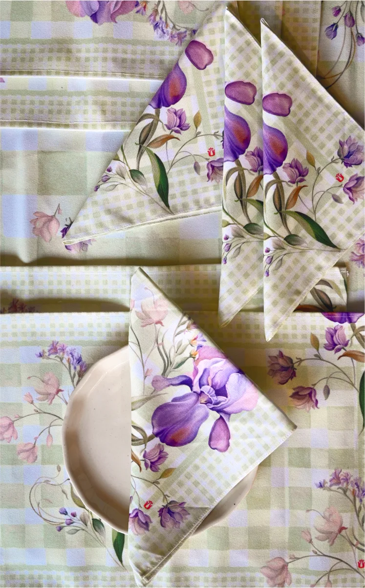 Lilac Orchid Fabric Napkins