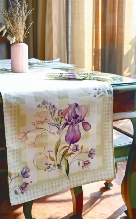 Lilac Orchid Table Runner