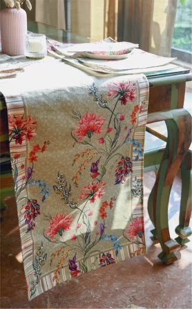 Monsoon Green Table Runner