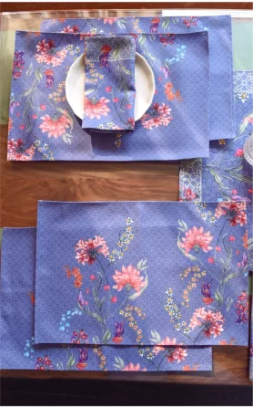 Monsoon Lavender Table Mats Set of 4