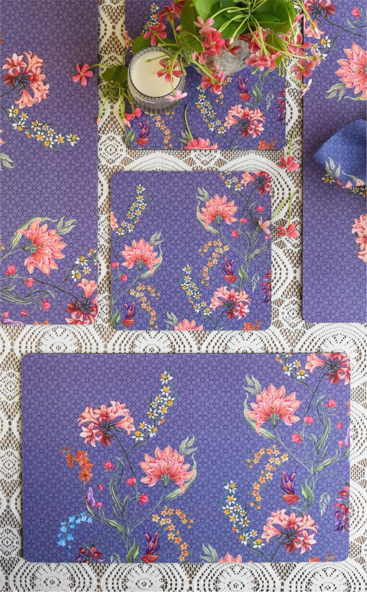 Monsoon Lavender Recycled Wood Mats