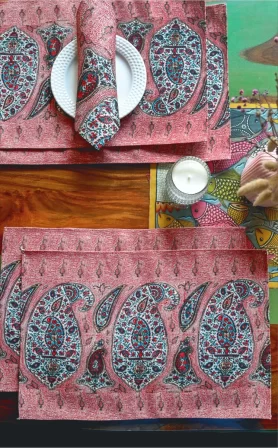 Pashmina Table Mats Set of 4