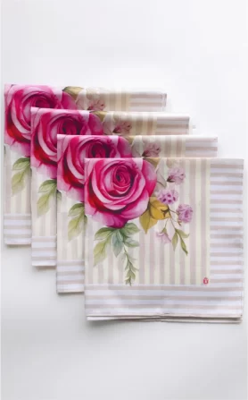 Roses Napkins Set of 4