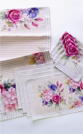 Roses Table Runner