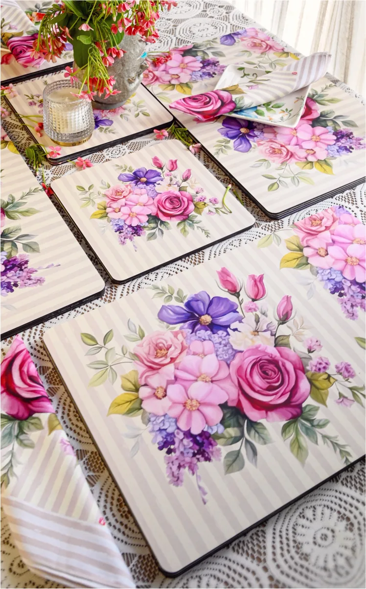 Roses Mats Recycled Wood 2