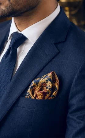 Awad Zardozi Pocket Square