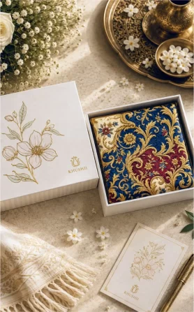 Awad Zardozi Pocket Square