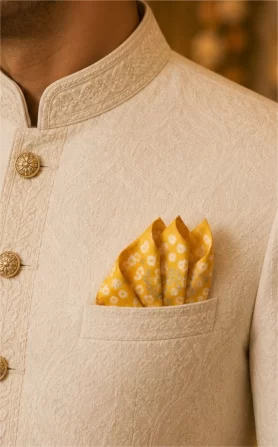 Bandhej Pocket Square