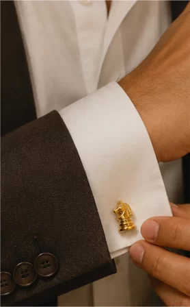 The Golden Knight Cufflinks