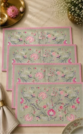 Jamavar Table Mats Set of 4